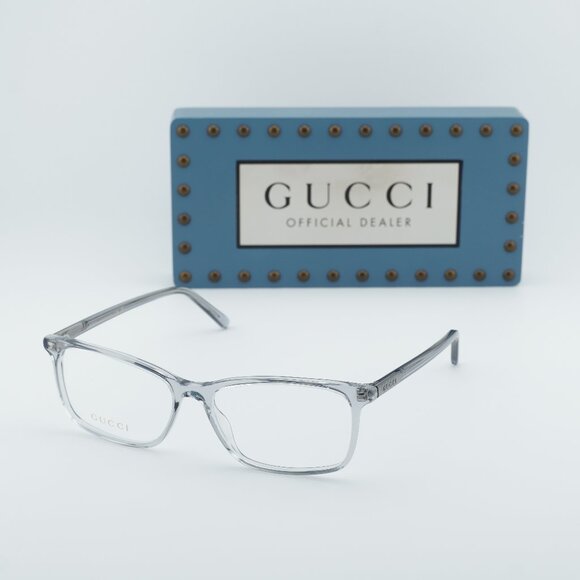 Gucci GG1997O 008 Square Eyeglasses - Light Blue 57mm